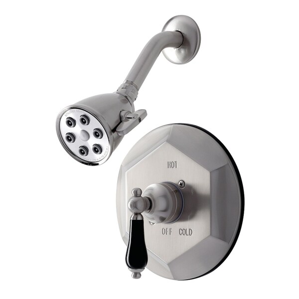 Shower Faucet, Brushed Nickel, Wall Mount